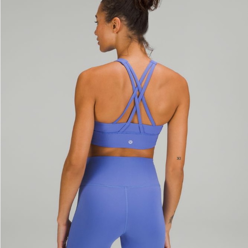 lululemon Energy High-Neck Longline Ribbed Bra SIZE 4